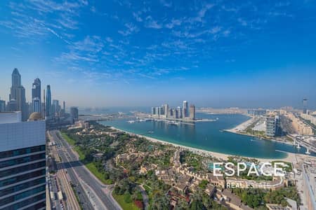 2 Bedroom Apartment for Sale in Dubai Media City, Dubai - High Floor | 2 Bedrooms+Maids | Sea View