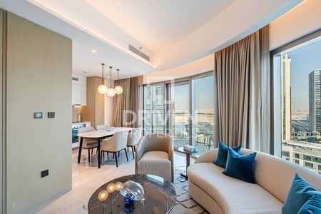 2 Bedroom Flat for Rent in Dubai Creek Harbour, Dubai - Furnished and Creek View | Ready to move in