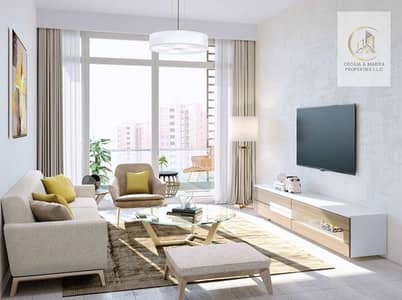 شقة 1 غرفة نوم للبيع في مدينة دبي الرياضية، دبي - living2. jpg