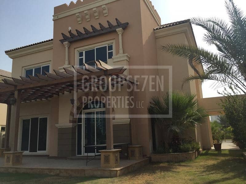 5 BR plus maid room Villa with Golf course view