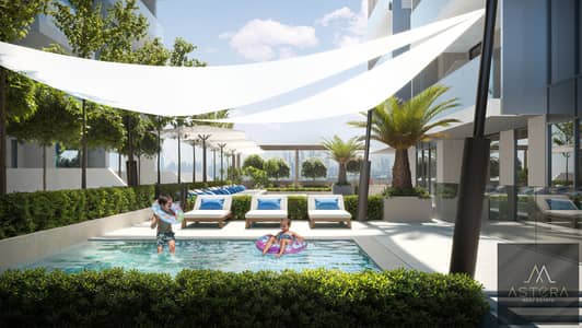2 Bedroom Flat for Sale in Jumeirah Village Triangle (JVT), Dubai - Kids Swimming Pool. jpg