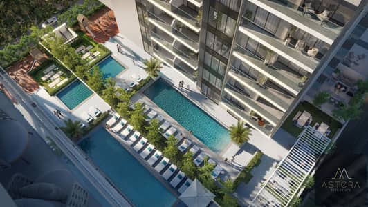 1 Bedroom Apartment for Sale in Jumeirah Village Triangle (JVT), Dubai - Pool View. jpg