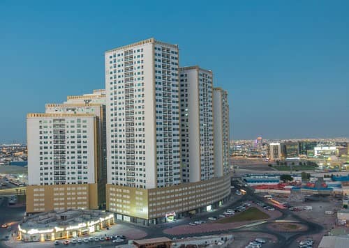 own 2 bhk in ajman pearl towers with very good price only 295 k.