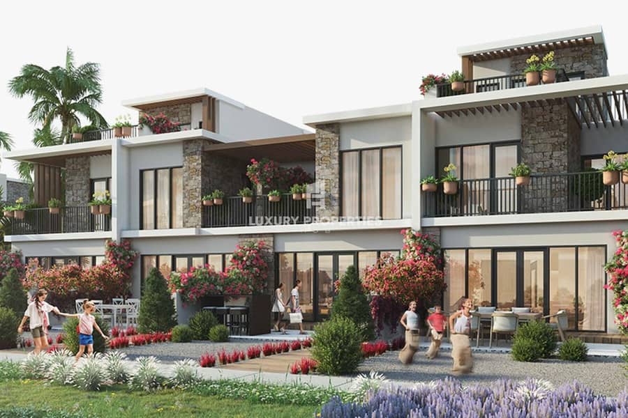 位于大马士革湖住宅，伊比沙别墅 4 卧室的联排别墅 2700000 AED - 11119786