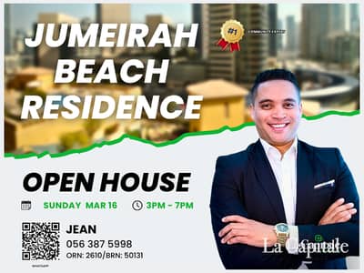 2 Bedroom Flat for Sale in Jumeirah Beach Residence (JBR), Dubai - OPEN HOUSE | 16 MARCH | MULTIPLE OPTIONS