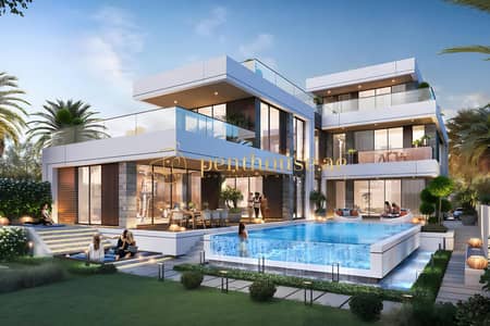 5 Bedroom Townhouse for Sale in DAMAC Lagoons, Dubai - Large Plot | First Row From The Lagoon |Negotiable