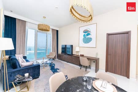 1 Bedroom Flat for Rent in Dubai Media City, Dubai - Luxury Sea View | Fully Furnished | Hotel Service