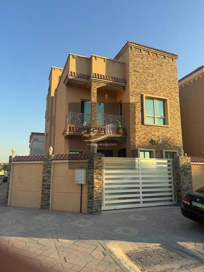 Villa for rent in Ajman in Al Muwaihat 2 area in installments, beautiful location close to the main street