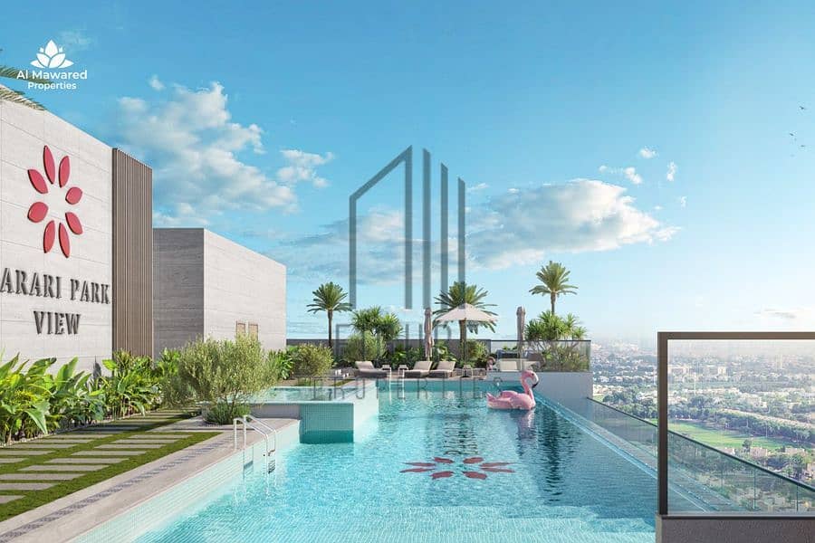 位于马岩街区，Barari Parkview by Al Mawared 1 卧室的公寓 1049999 AED - 11132086