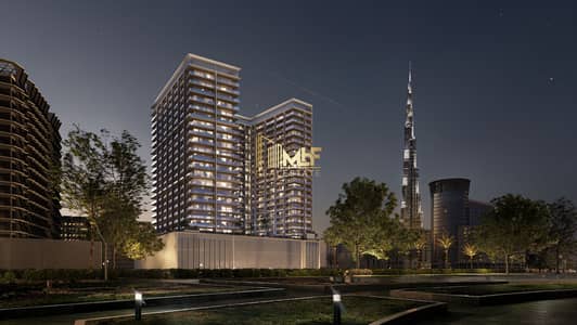 Studio for Sale in Al Jaddaf, Dubai - Dusk_Final. png