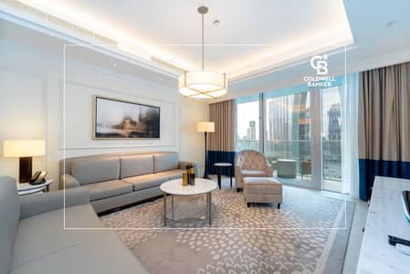 2 Bedroom Apartment for Rent in Downtown Dubai, Dubai - Full Burj View | High Floor | Furnished