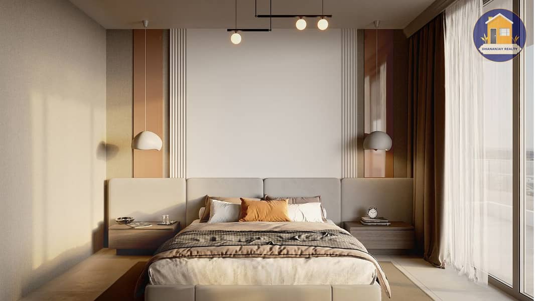2 Luxurious bedroom in Majan Dubai. jpg