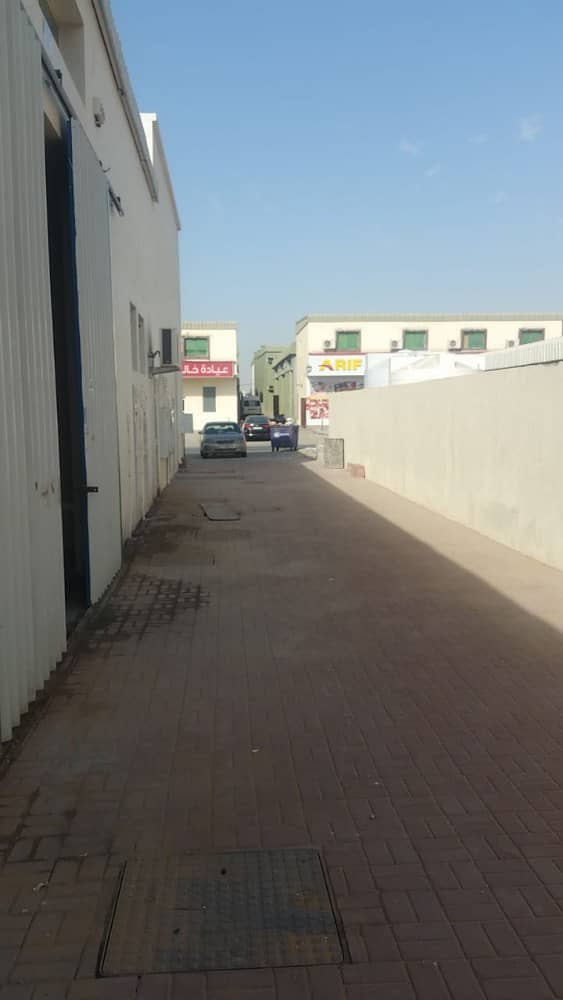 2300 Sq. ft Brand New Warehouse for Rent in Jurf Ajman 45000 Aed Call Umer