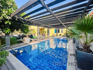 3 Bedroom Villa for Rent in Jumeirah Park, Dubai - Private Pool | 3BR | Single Row | District 7