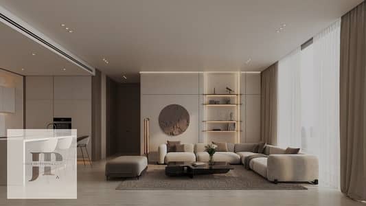 شقة 1 غرفة نوم للبيع في مدينة دبي للإنتاج، دبي - Binghatti-Elite-Living-Area. jpg