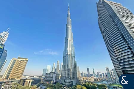 2 Bedroom Flat for Sale in Downtown Dubai, Dubai - Burj Khalifa View From Every Room | Vacant