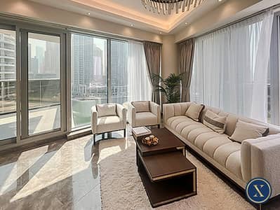 2 Bedroom Apartment for Rent in Dubai Marina, Dubai - Upgraded | Full Marina View | Available Now