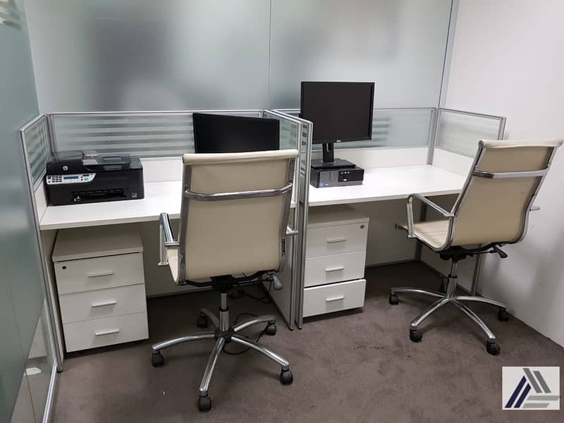 Fully Furnished|Serviced Workstation for Office Use