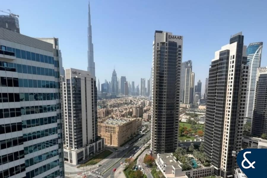 High Floor| Furnished |Burj View| Rented