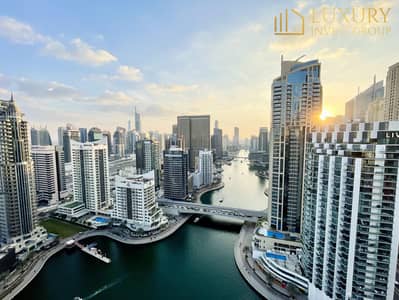 2 Bedroom Flat for Rent in Dubai Marina, Dubai - Vacant | Amazing Marina Views | Top Floor