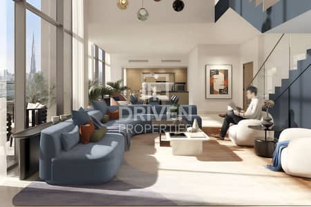 2 Bedroom Apartment for Sale in Dubai Design District, Dubai - Burj Khalifa and City Skyline Views | Well Managed