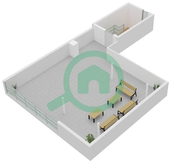 Type Mansion D Unit Edge 2 Roof Floor