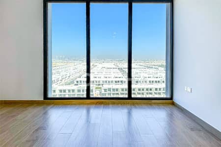 Studio for Rent in Town Square, Dubai - High Floor | Burj Khalifa View | Parking