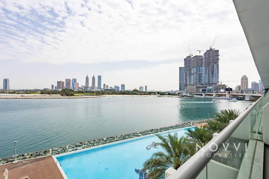 位于朱美拉棕榈岛，蔚蓝公馆 1 卧室的公寓 155000 AED - 11167128