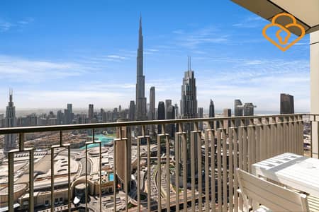 3 Bedroom Flat for Rent in Za'abeel, Dubai - Luxury 3 BR + Maid Full Burj & fountain view, DT Views T1
