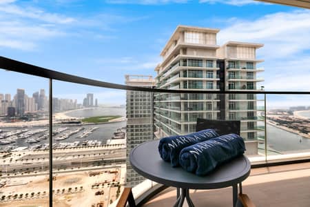 3 Bedroom Apartment for Rent in Dubai Harbour, Dubai - MARINA VISTA  3 B/R + MAID, PRIVATE BEACH, EMAAR BEACHFRONT