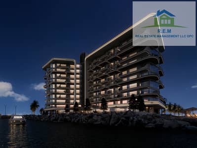 2 Bedroom Apartment for Sale in Al Marjan Island, Ras Al Khaimah - night view from the river . png