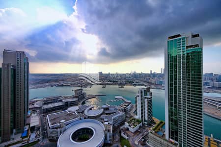 阿尔雷姆岛， 阿布扎比 1 卧室公寓待售 - 1-bedroom-abu-dhabi-apartment-al-reem-island-marina-square-al-maha-tower-view. JPG