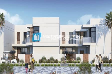 3 Bedroom Townhouse for Sale in Yas Island, Abu Dhabi - Top Location|Corner 3BR+M(T3)|Green Park Views