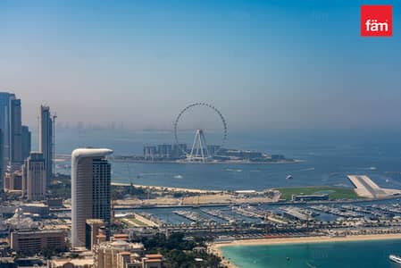 4 Bedroom Apartment for Rent in Dubai Media City, Dubai - Palm, Burj Al Arab & marina view