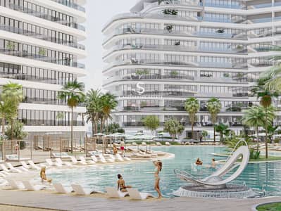 阿尔扬街区， 迪拜 2 卧室公寓待售 - Swimming_pool_view_1. jpg