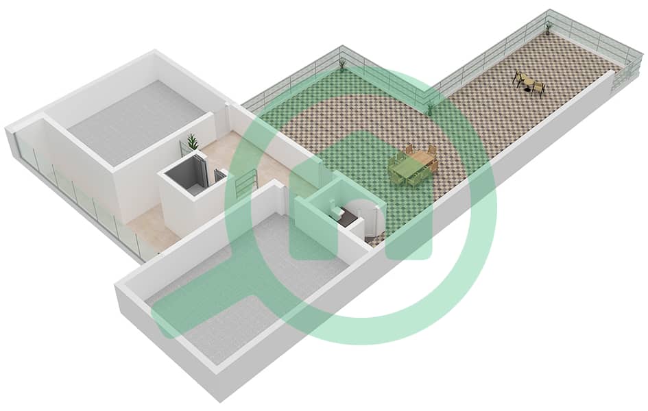 Sarai - 6 卧室别墅类型2A戶型图 Type 2A Floor Second interactive3D