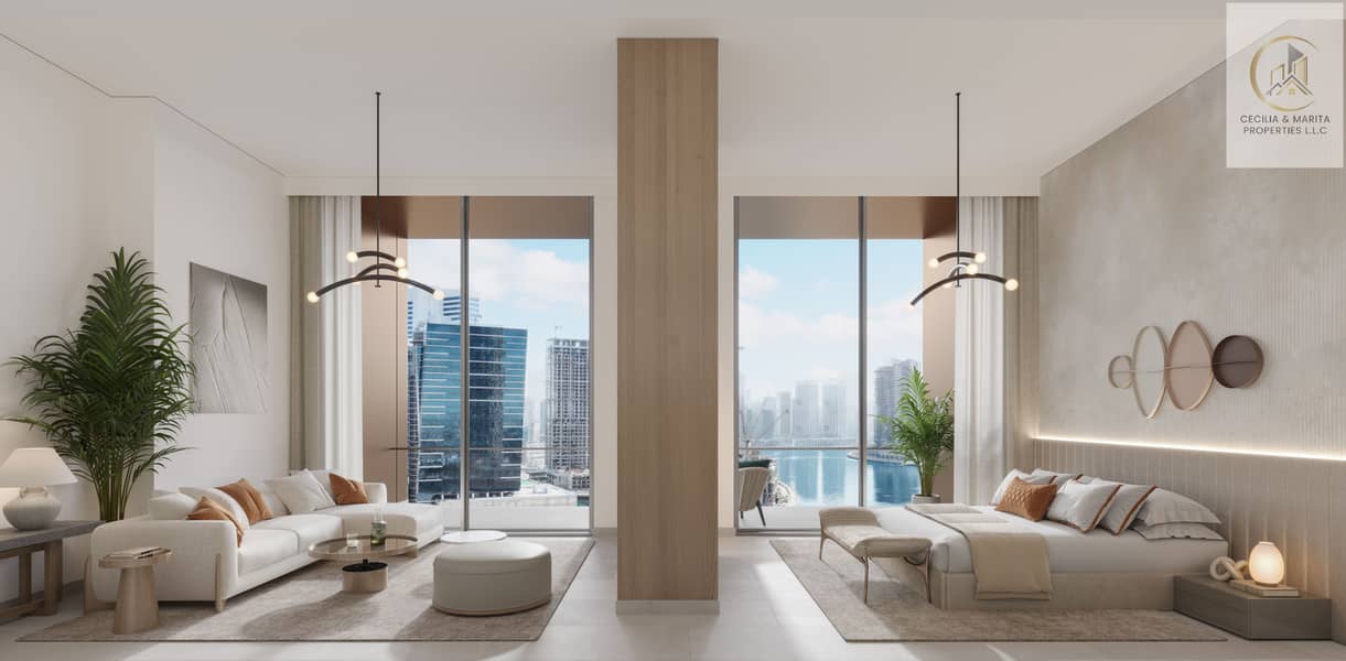 11 One River Point - Penthouse bedroom. jpg