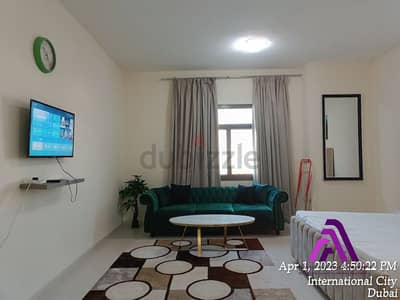 Studio for Rent in International City, Dubai - Full Furnished  clean Apartment Now In Your Budget
