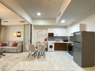 1 Bedroom Flat for Rent in Arjan, Dubai - Miracle Garden View | High Floor | Fully Frunished