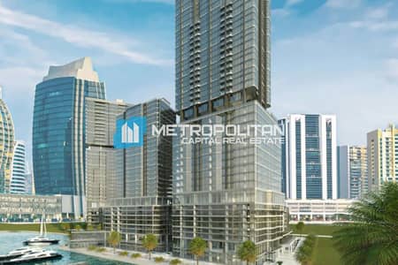 2 Bedroom Apartment for Sale in Al Reem Island, Abu Dhabi - Offplan Resale|PP 70/30|Corner 2BR+M|Canal View