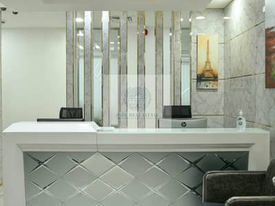 Office for Rent in Sheikh Zayed Road, Dubai - 2101 Reception Area. jpeg