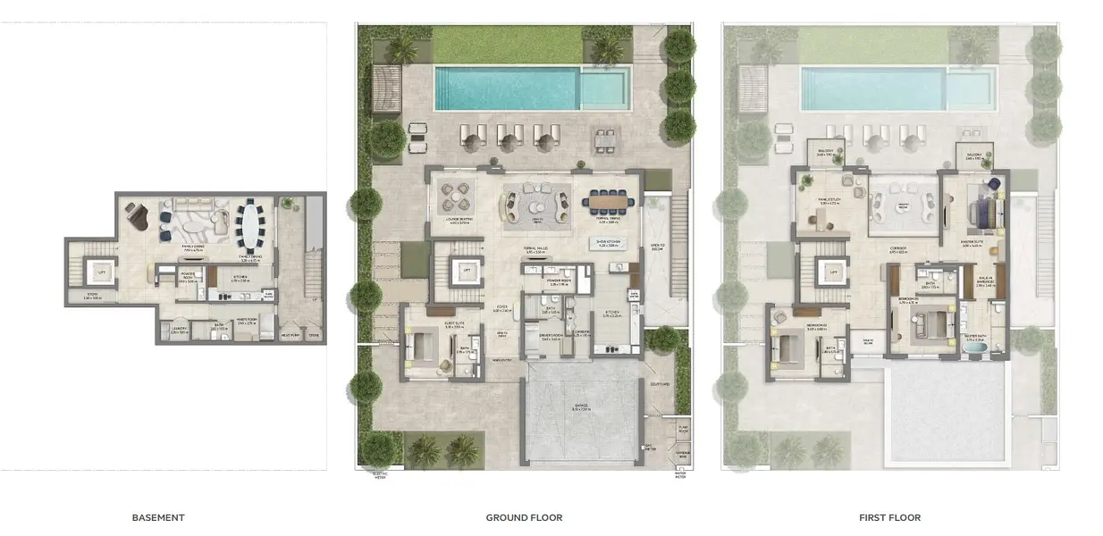 4 BR floor plan