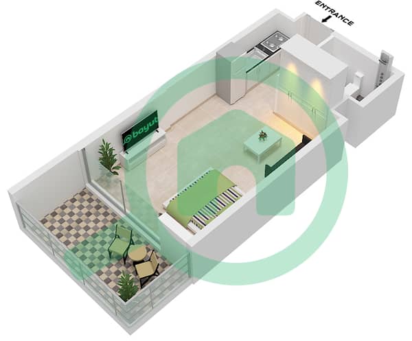 Type A Unit 2-5 Floor 3-21,23-40