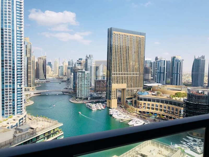 Full Marina View Furnished 2BR on Higher Floor Full Marina View Furnished 2BR on Higher Floor