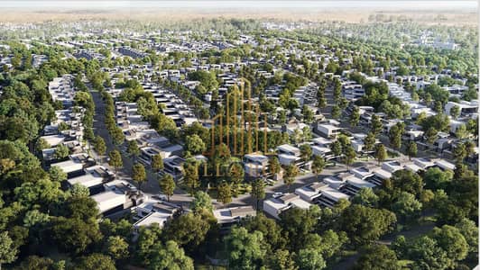 5 Cпальни Вилла Продажа в Тилал Сити, Шарджа - Materplan Aerial shot SC. png