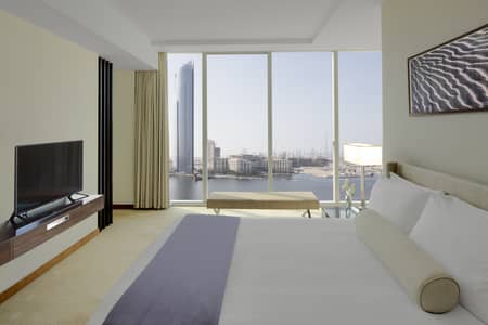 迪拜节日城， 迪拜 2 卧室酒店式公寓待租 - Two-Bedroom-Bedroom. jpg