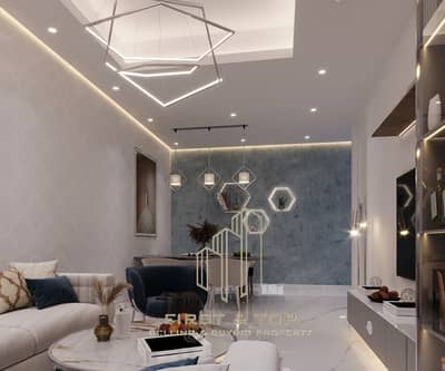4 Bedroom Apartment for Sale in Al Mamzar, Sharjah - living2. jpeg