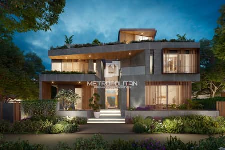 8 Bedroom Villa for Sale in Tilal Al Ghaf, Dubai - Exclusive Front Row Lagoon with Beach Access