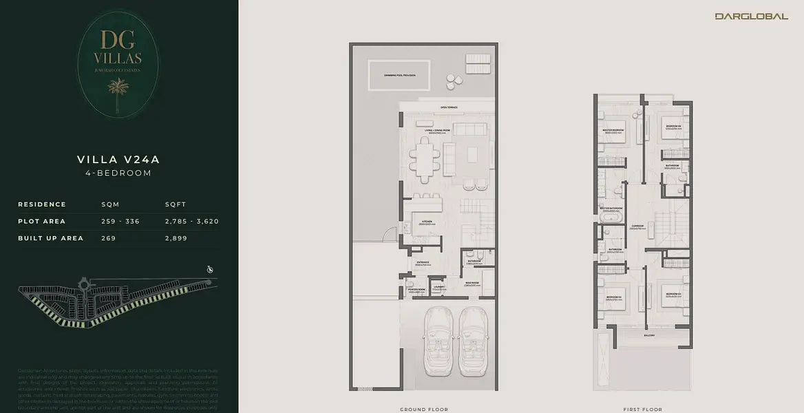 4 BR floor plan