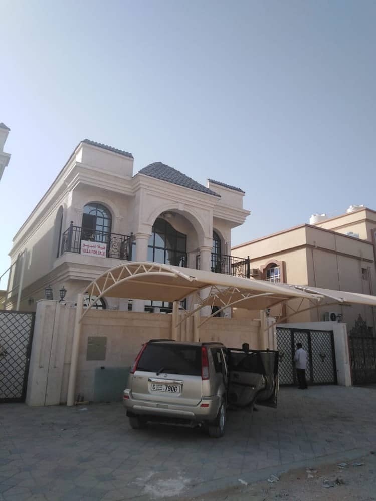 Villa for sale in front of the mosque finishing Super Deluxe in the finest area in Ajman